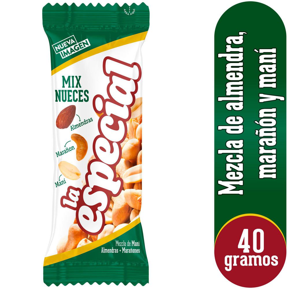 MANI MIX NUECES 40G
