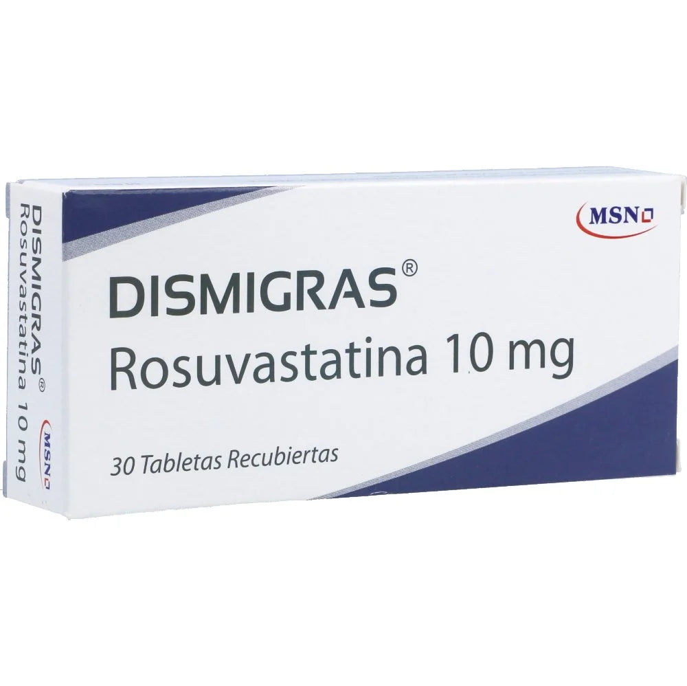 DISMIGRAS 10 MG X 30TBS ROSUVA