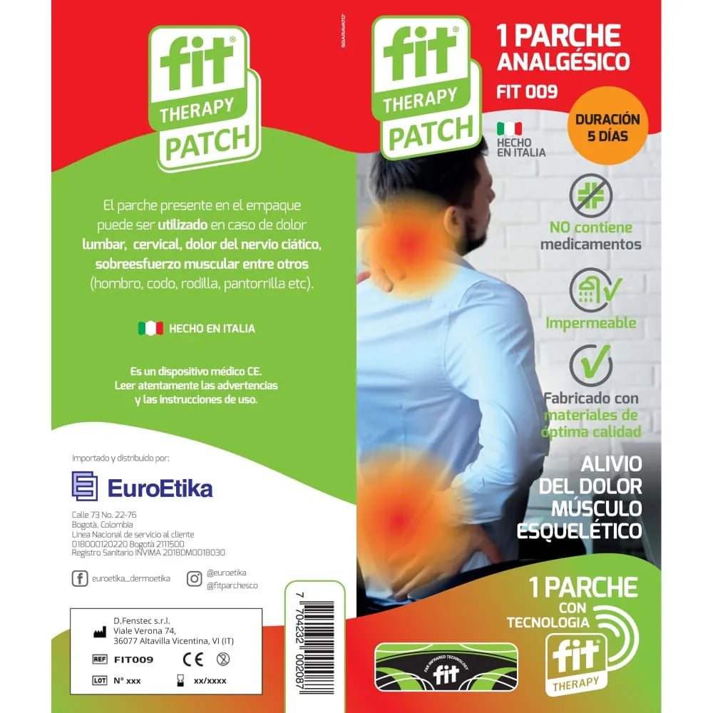 FIT PARCHE ANALGESICO X 1UND