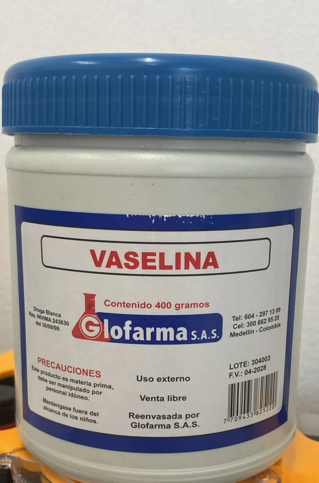 VASELINA 400 GR