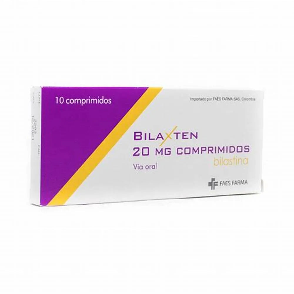 BILAXTEN 20 MG X 10 COMPRI