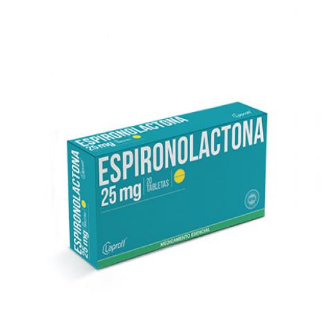 ESPIRONOLACTONA 25 MG X 20 TB LAPROFF