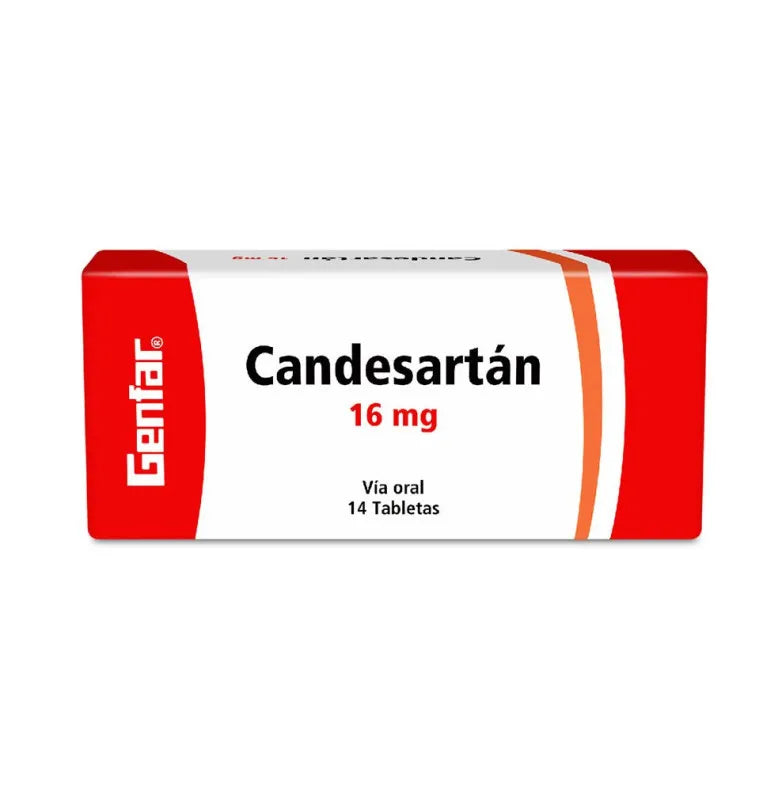 CANDESARTAN 16 MG 14 TAB GENFAR