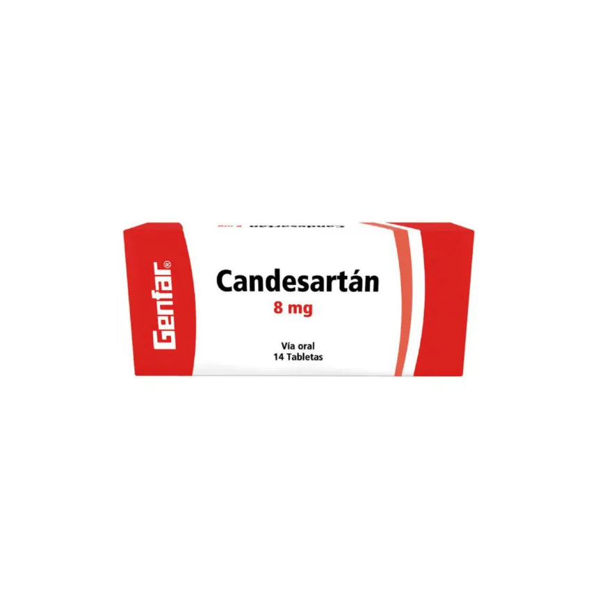 CANDESARTAN 8 MG 14 TABS GF