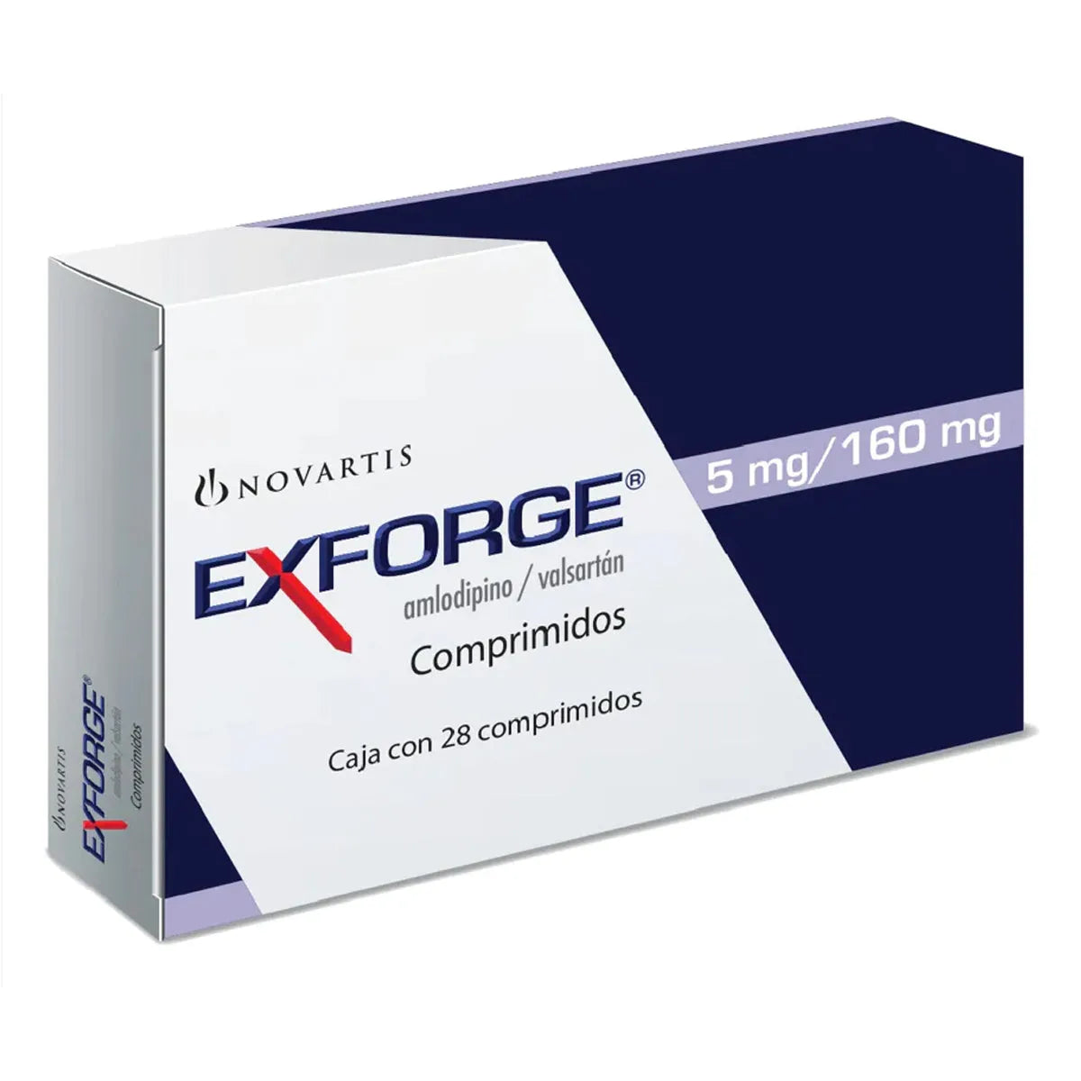 EXFORGE 5MG/160 MG X 28 COMP