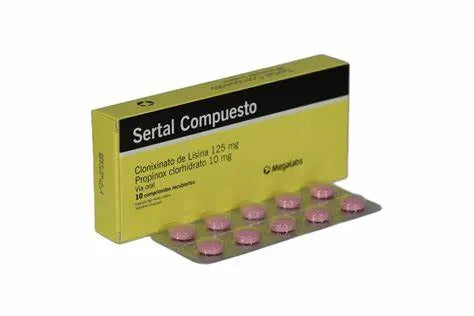 SERTAL 10 MG 20 GRAGEAS