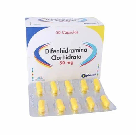 DIFENHIDRAMINA 50 MG 50 CPS