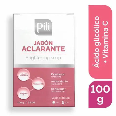 JABON ACLARANTE PILI 100 GR