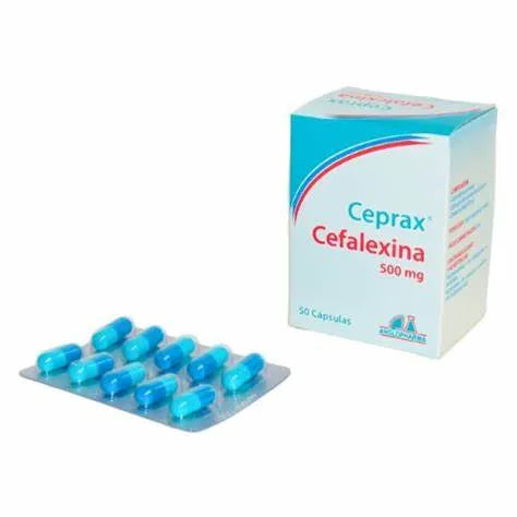 CEFALEXINA 500 MG X 50 CAPS (CEPRAX)