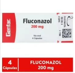FLUCONAZOL 200 MG 4 CAPS GF