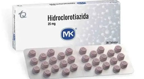 HIDROCLOROTIAZIDA 25 MG 30 TAB MK