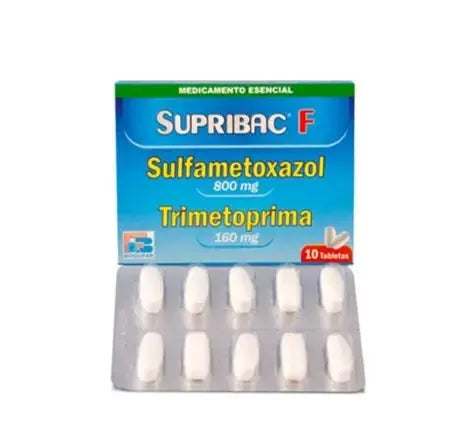 SUPRIBAC F 800/160 MG X 10 TAB