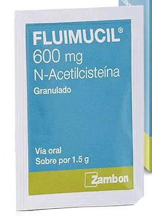 FLUIMUCIL 600 MG X10 SOBRES