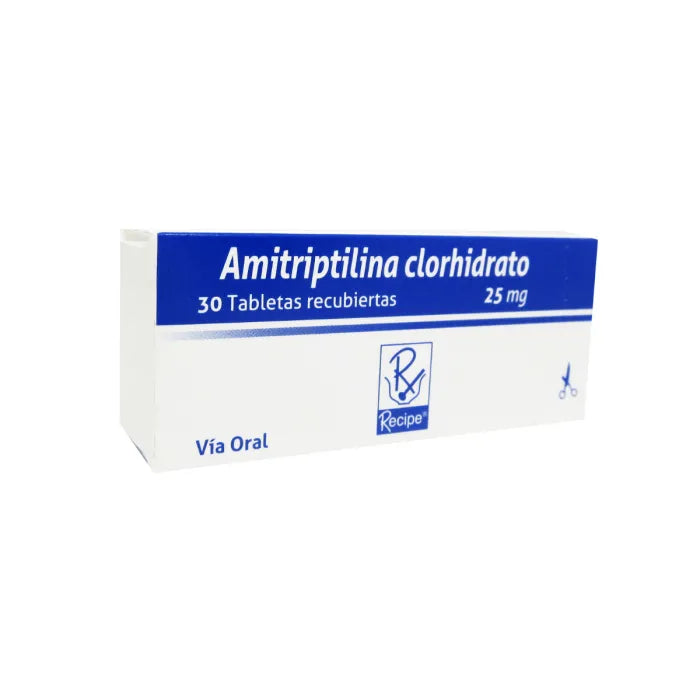 AMITRIPTILINA 25 MG X 30 TBS R