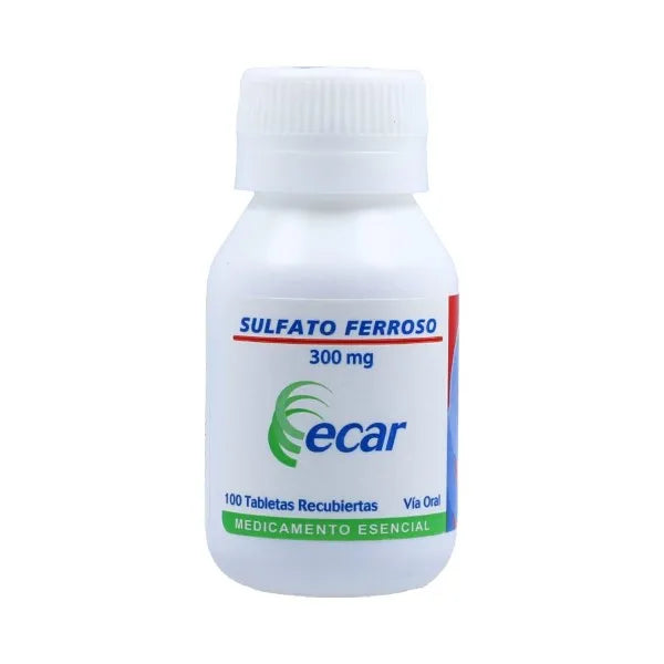 SULFATO FERROSO 300 MG 100 TAB
