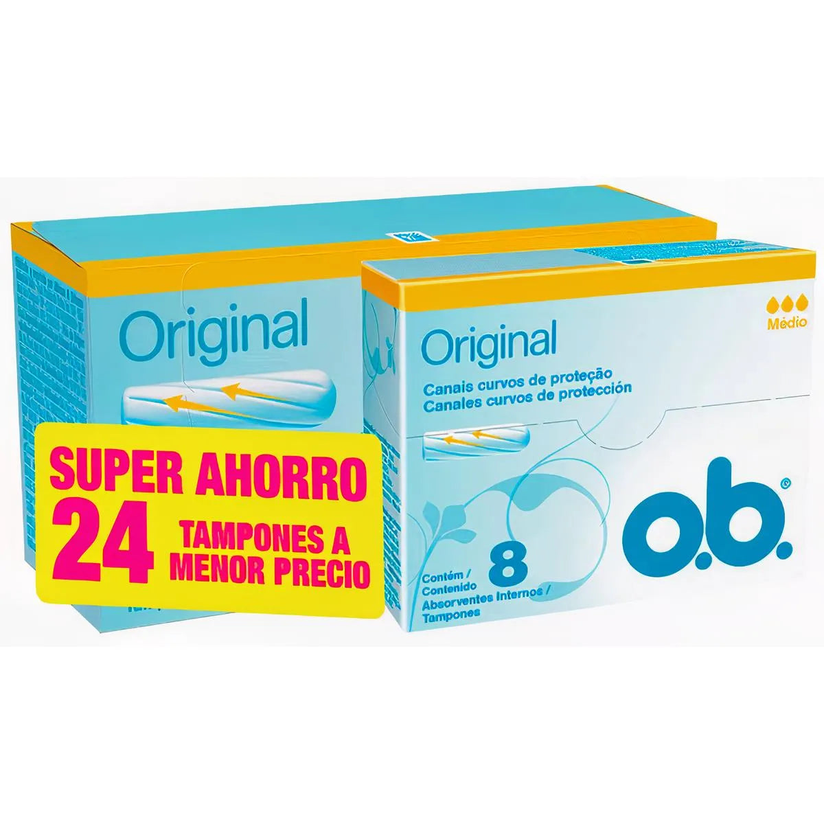 TAMPONES O.B. MEDIO 24 UND DIG