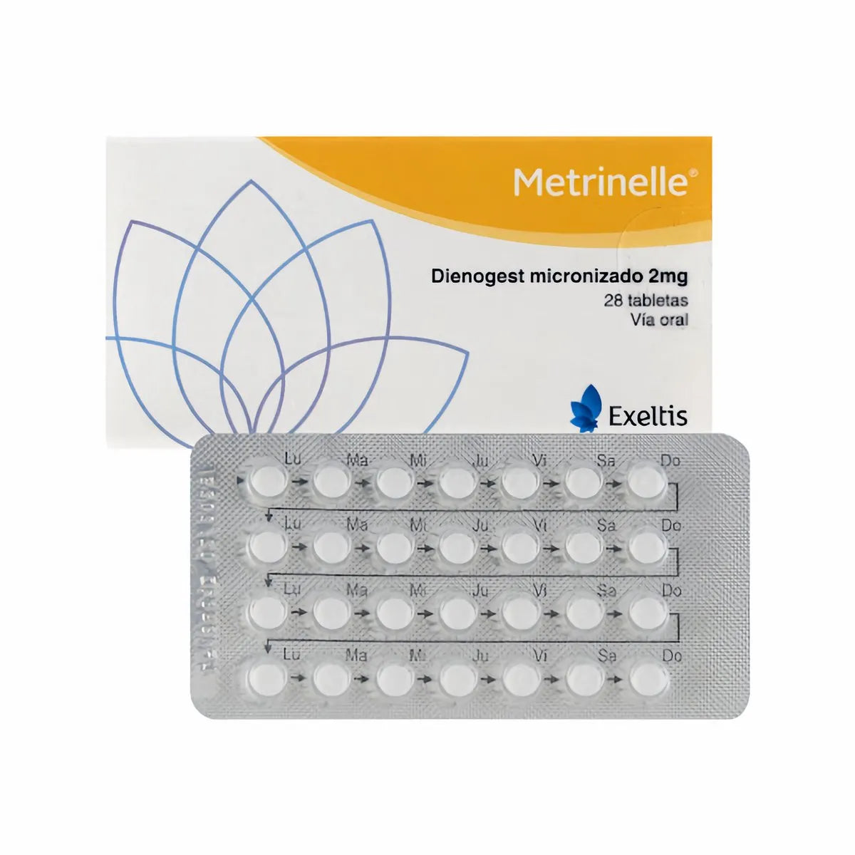 METRINELLE 2 MG 28 TABLETAS