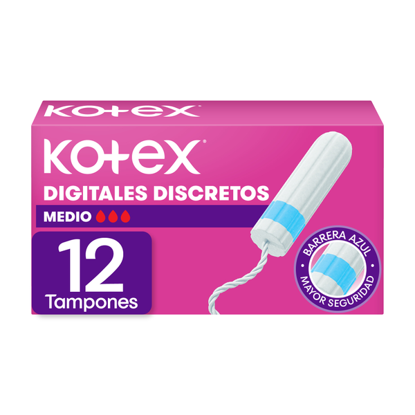 TAMPONES KOTEX MEDIO 12UND