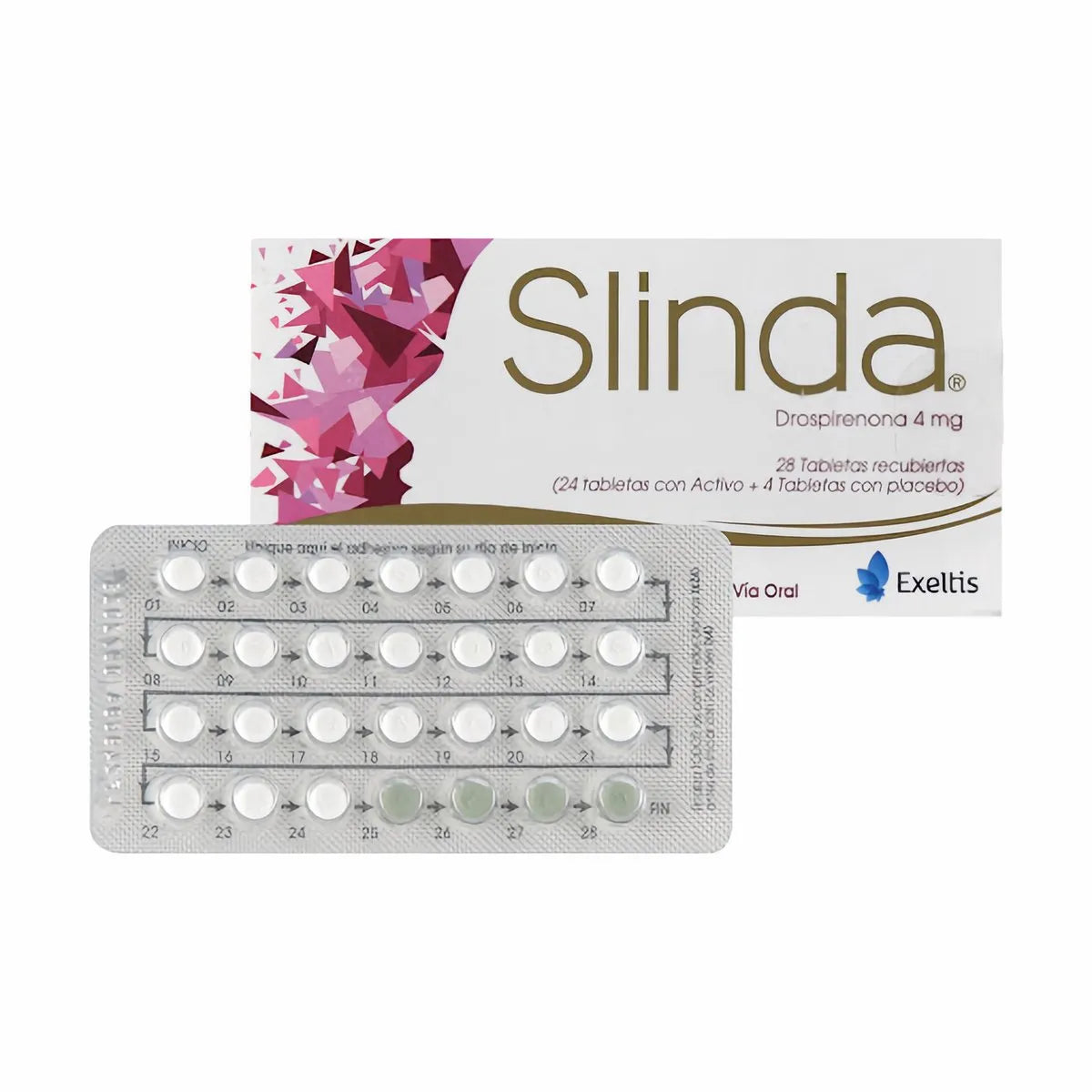 SLINDA 4 MG X 28 TBS
