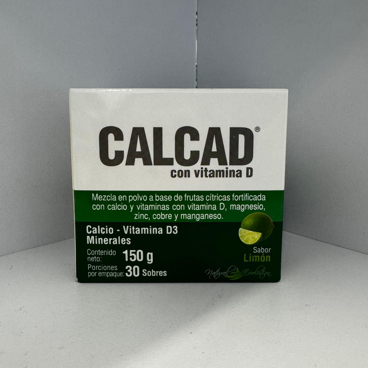 CALCAD CON VITAMINA D EFERVECENTE 5 GR 30 SBS