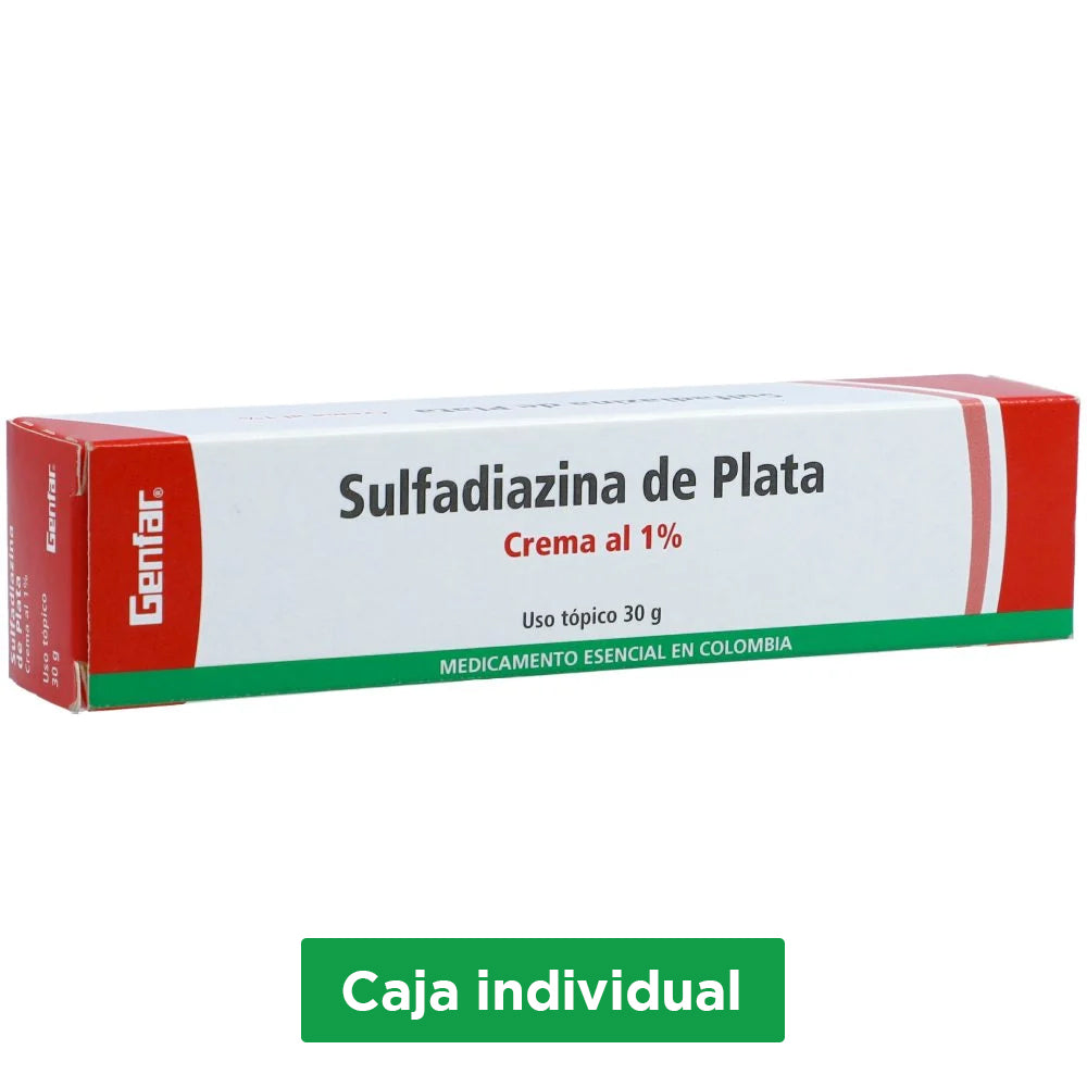 SULFADIAZINA DE PLATA 30 GR GF
