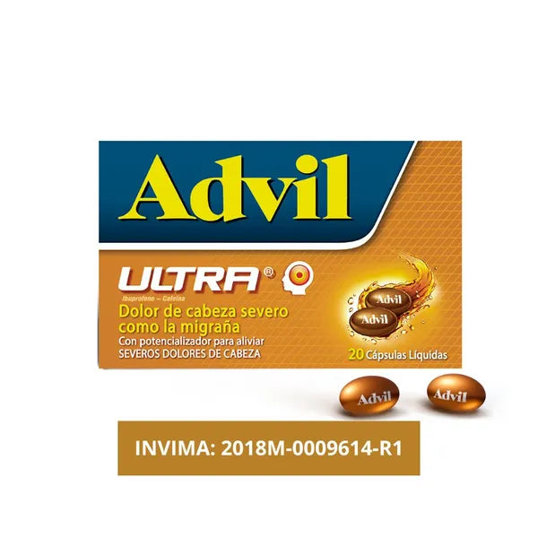 ADVIL ULTRA X 20 CAPSULAS