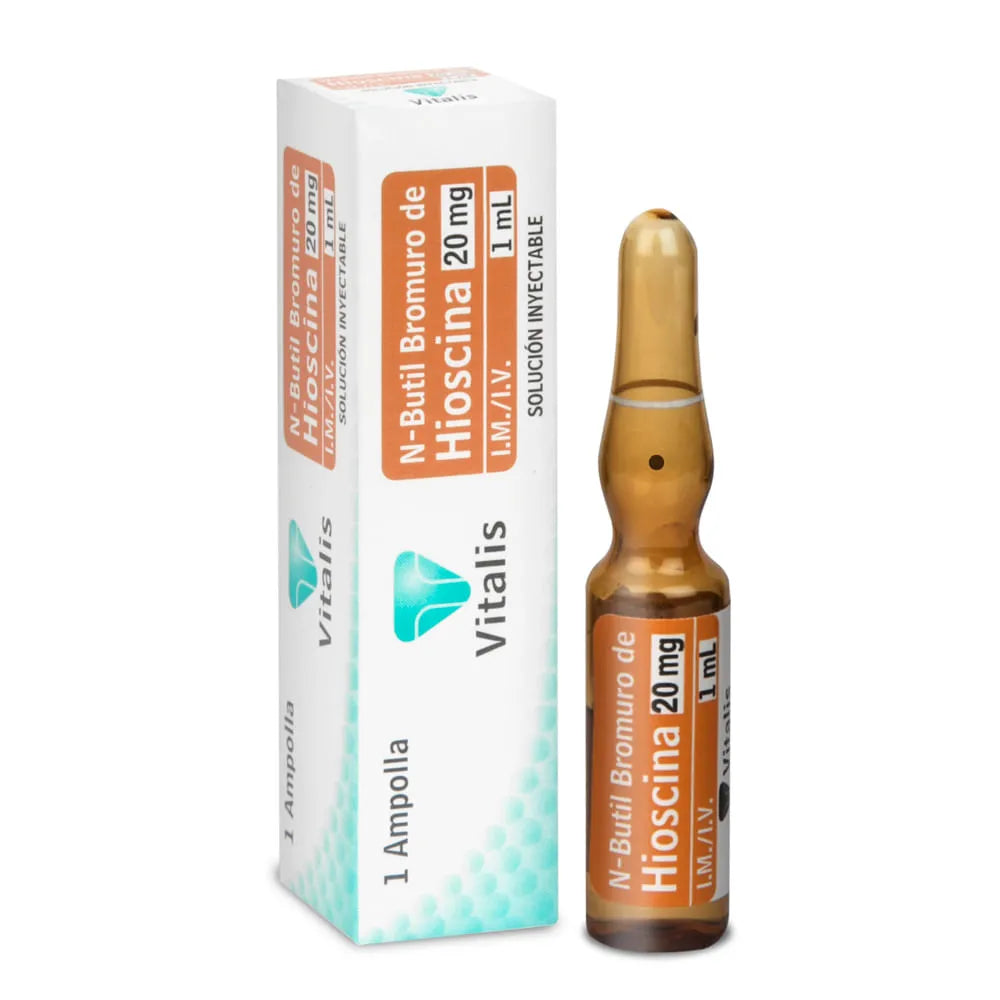 HIOSCINA 20 MG / 1ML AMP VITAL