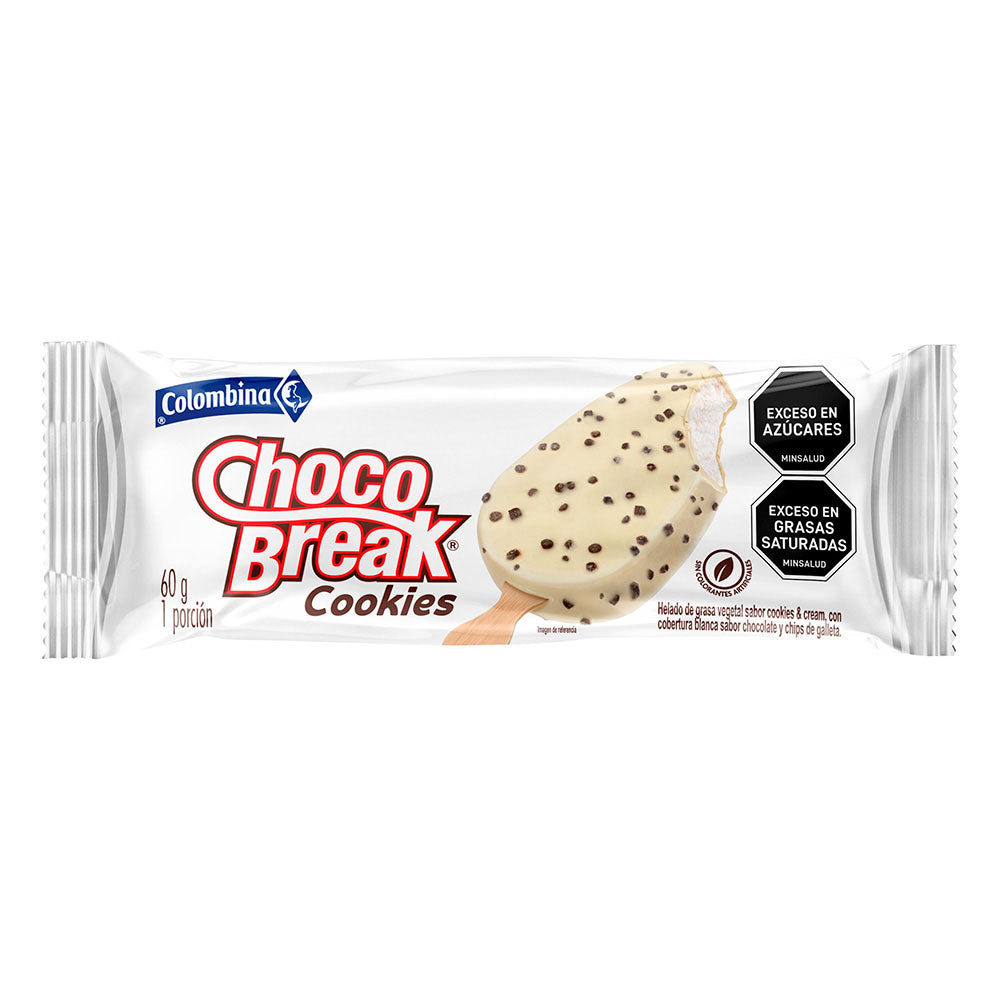 PALETA CHOCOBREAK COOKIES AND CREAM 60 GR