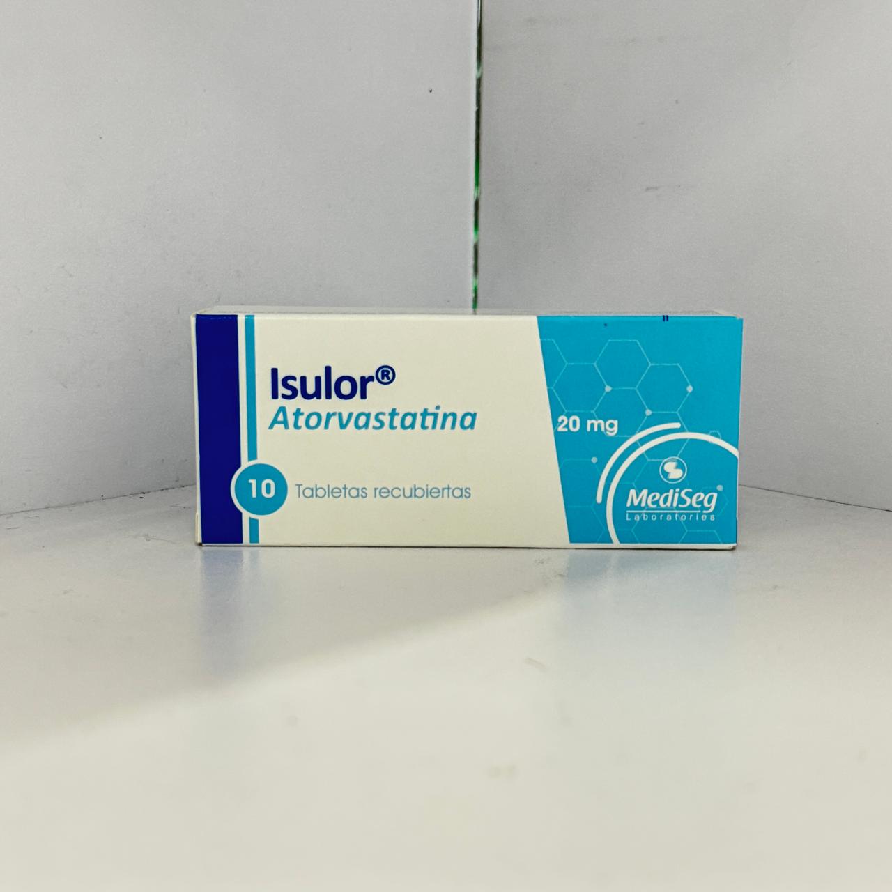 ISULOR ATORVASTATINA 20 MG X 10 TAB