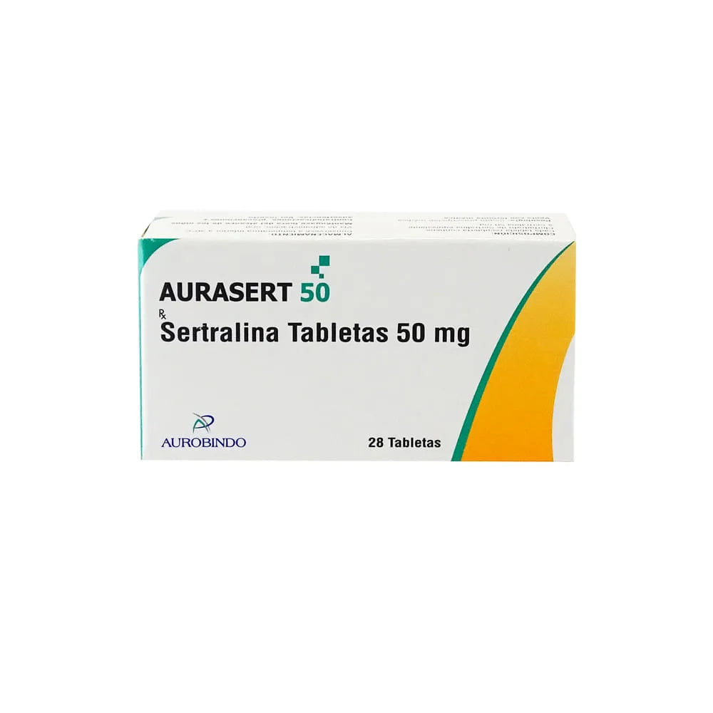 AURASERT SERTRALINA 50MG