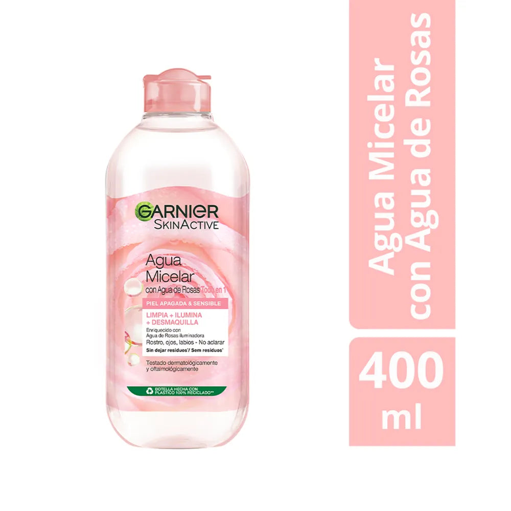AGUA MICELAR ROSAS GARNIER 400 ML