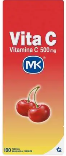 VITA C 500MG MK CEREZA
