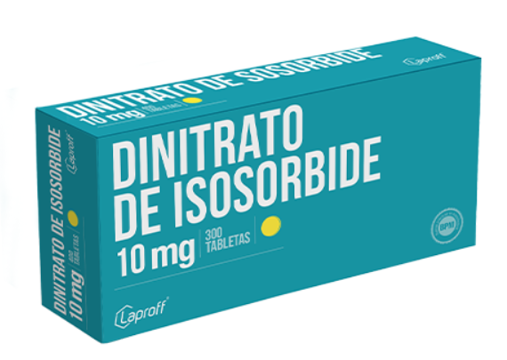 DINITRATO DE ISOSORBIDE 10MG