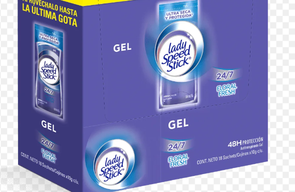 DTE LADY GEL FLORAL FRESH X 18