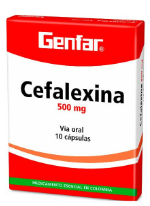CEFALEXINA 500 MG 10 CAP