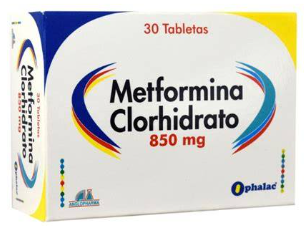METFORMINA CLORHIDRATO 850 MG 30 TBS