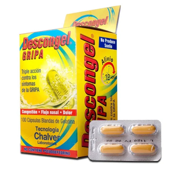 DESCONGEL GRIPA 4 CPS