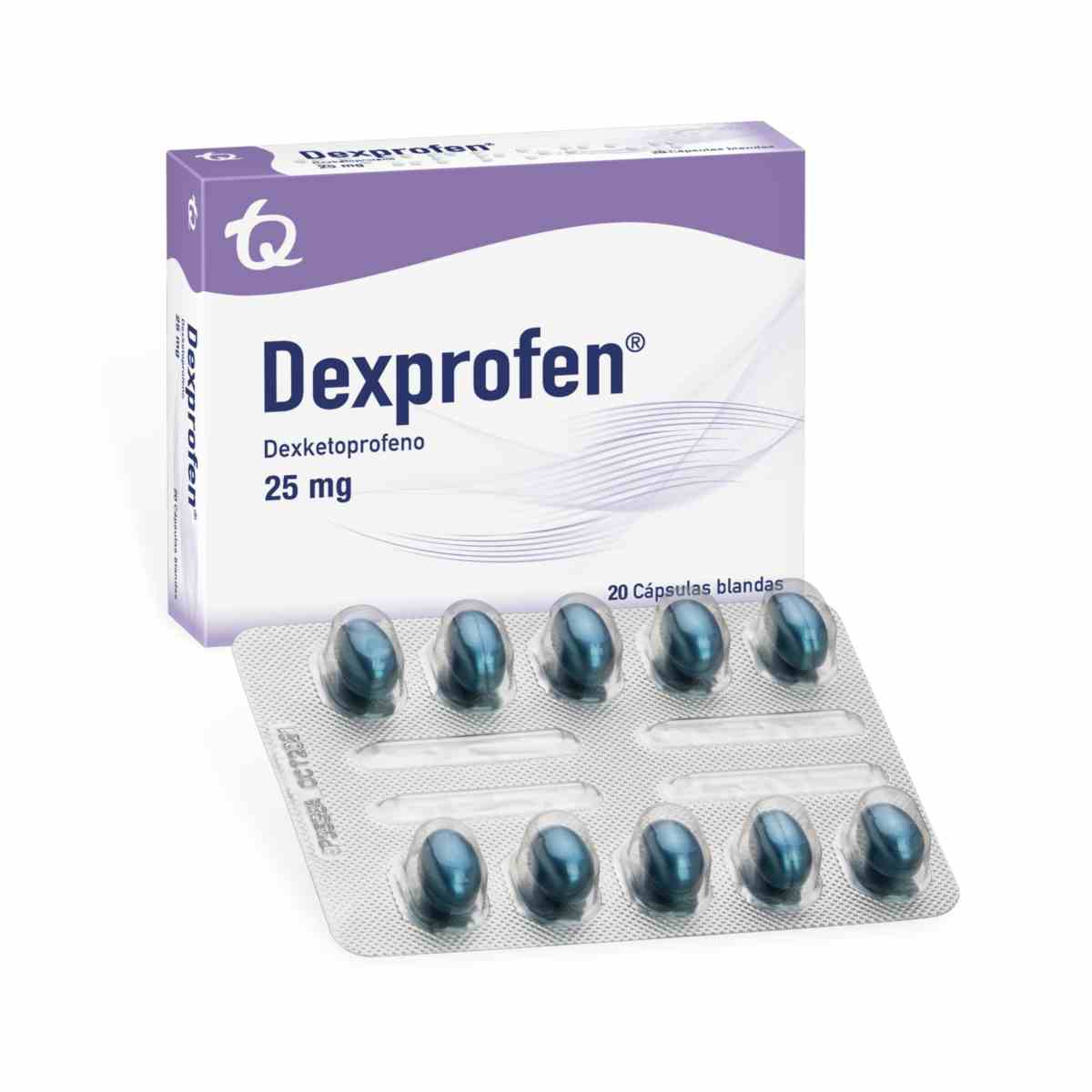 DEXPROFEN 25 MG 20 CPS DEXKETO