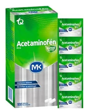 ACETAMINOFEN 500 MG MK SOBRE X 10TBS