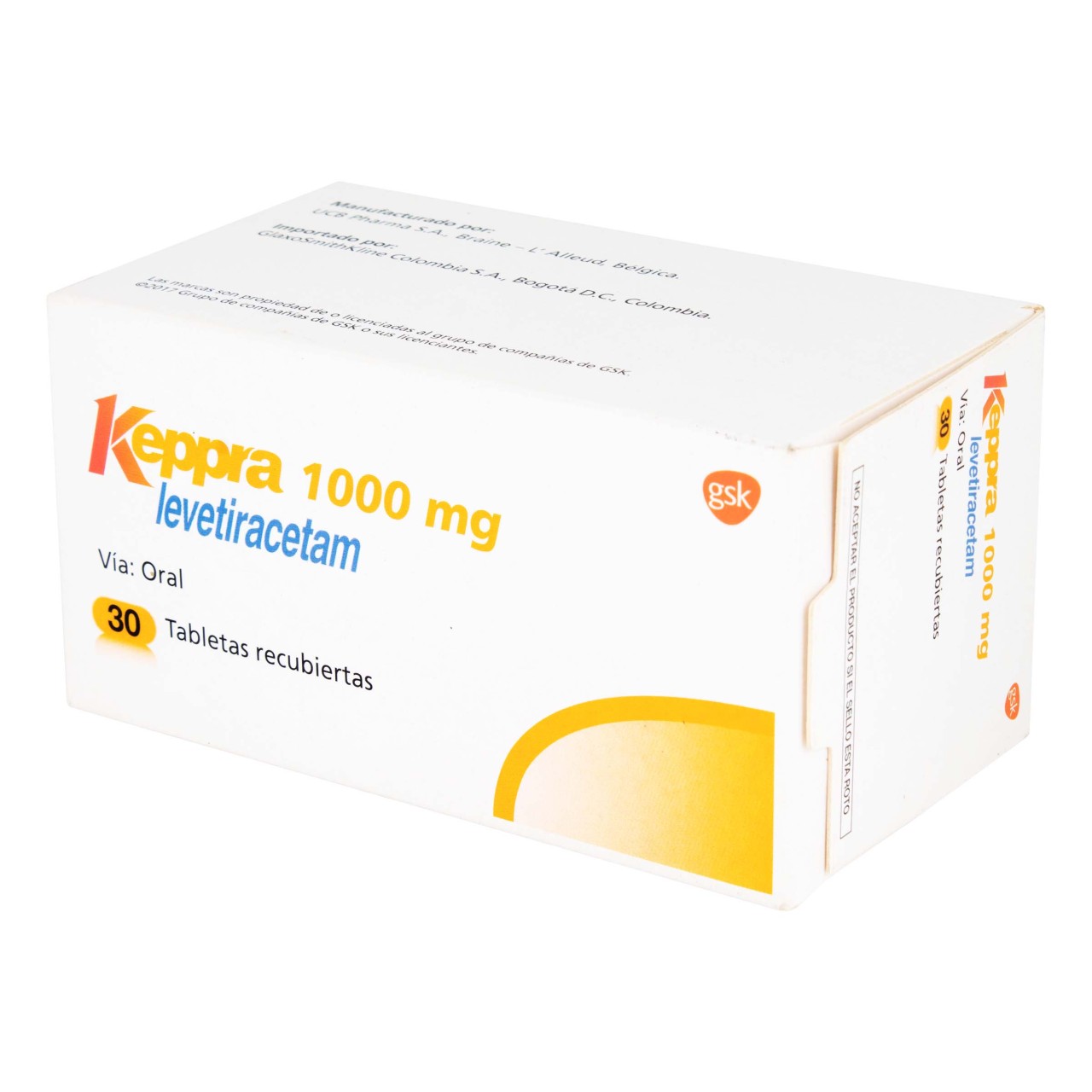 KEPPRA 1000 MG 30 TBS