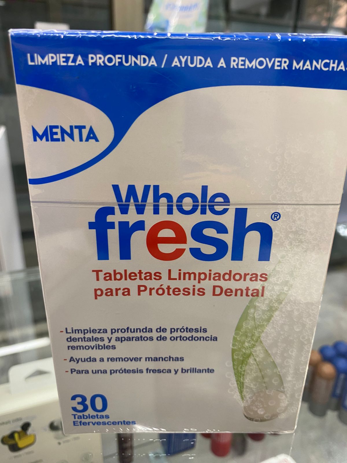 LIMPIADOR PROTES DENT.WHO.FRES. 30TBS