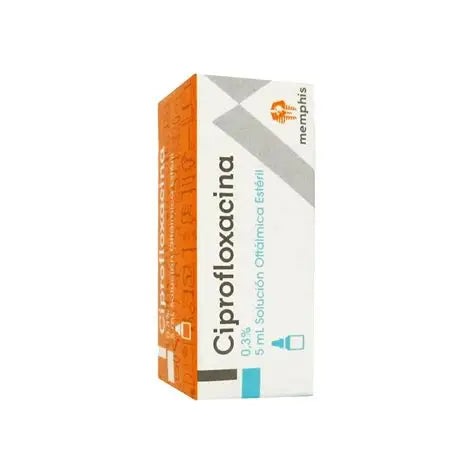 CIPROFLOXACINO 0.3% SOL/OFT 5M