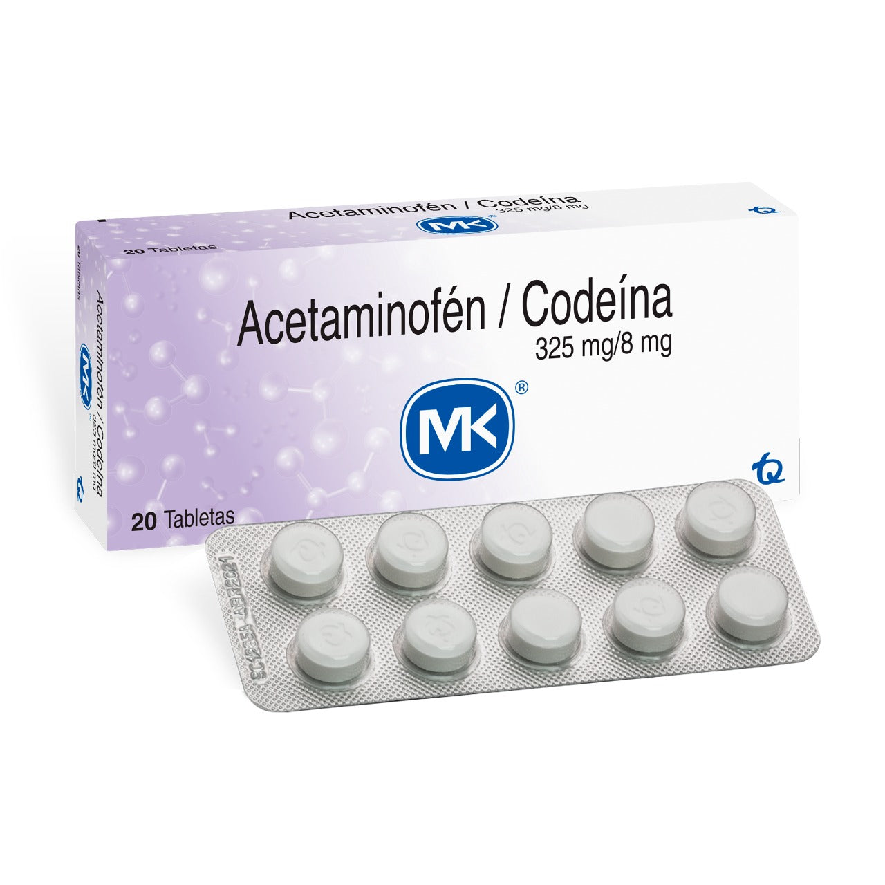 ACETAMIN+COD. 325/8 20 TAB MK