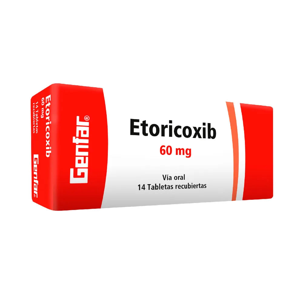 ETORICOXIB 60 MG X 14 TBS GENFAR