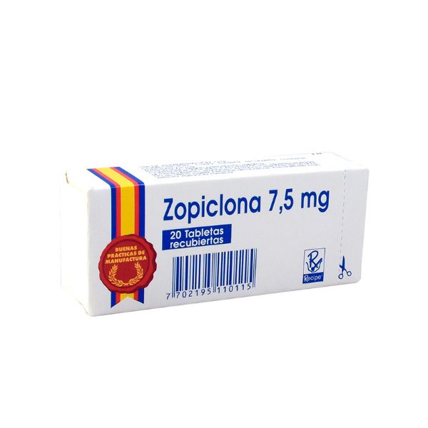 ZOPICLONA 7.5 MG X 30 TAB RECI