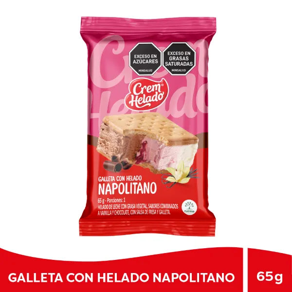 GALLETA NAPOLITAN CREM HELADO