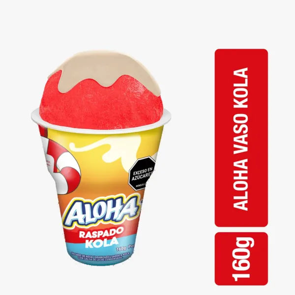 VASO ALOHA KOLA CREM HELADO