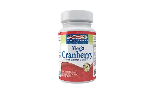 MEGA CRANBERRY 60 SOFTGELS HEALTHY AMERICA