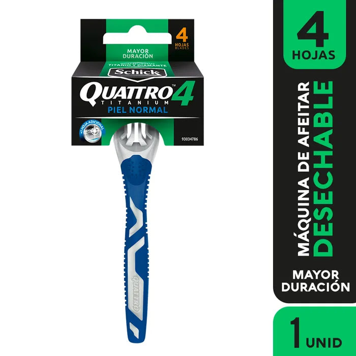 SCHICK QUATRO TITANIUM MAQUIN.