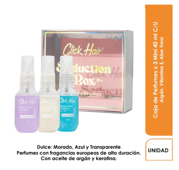 KIT MINI PERFUMES DULCES 40ML 3UNID